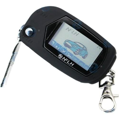 Nflh A61 uncut case keychain with alarm remote control for compatible Starline A61 lined auto alarm
