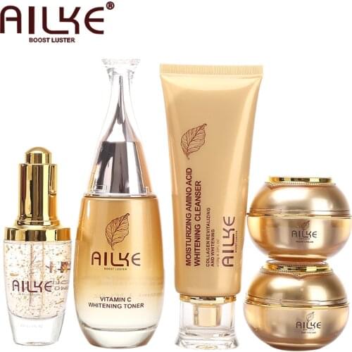 AILKE cosmetics facial skin care sets moisturizing whitening sleeping women beauty wrinkle cream face products female Wholesale