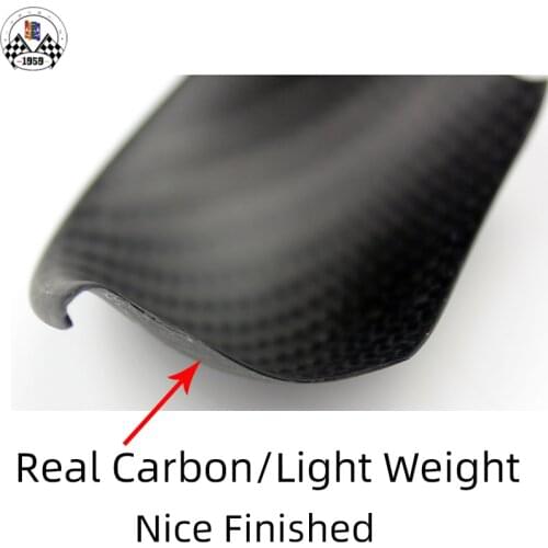 Carbon Fiber Material Accessory Interior Door Knob Cover For mini cooper F56 F55 F57 F54 F60 (2pcs/set)