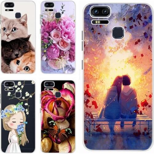 For Asus Zenfone 3 Zoom ZE553KL Case Zenfone Zoom S Z01HD Z01HDA Silicone Soft TPU Phone Back Cover Cases For Asus ZE553KL Funda