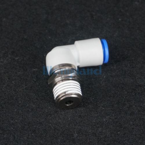 KSL06-02S Tube 0.D.6mm Connection G1/4" Connectors Joint Elbow Rotary One Touch Fitting KSL