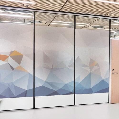The Geometric Window Film Privacy Glass Sticker UV Blocking Heat Control Window Coverings Window Tint for Homedecor