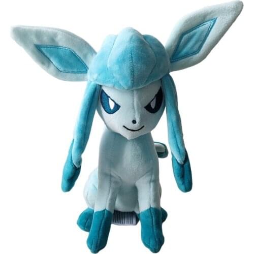 Glaceon Pokemon Pikachu Series Plush Toy Stuffed Dolls 25cm High Quality Christmas Gifts For Children