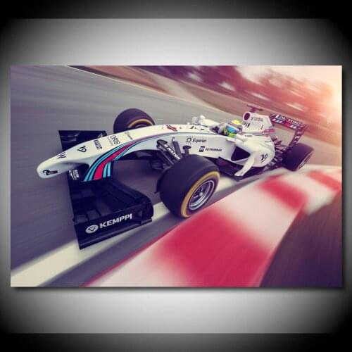 Canvas Paintings Modern Wall Art Picture Formula one Williams F1 Racing Car Sport Posters and Prints for Home Room Decor