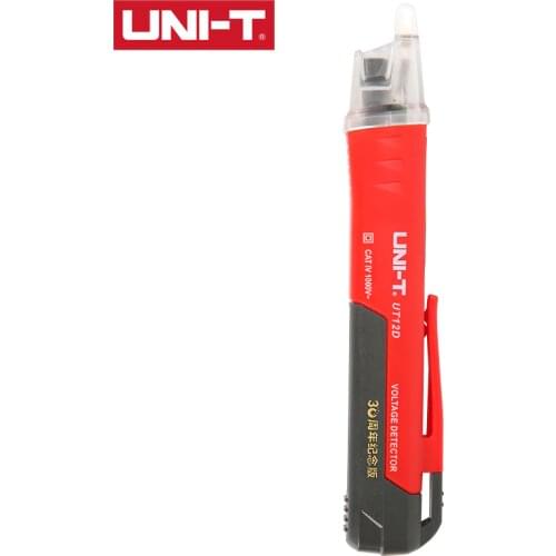 UNI-T UT12D Voltage Sensitivity Electric Compact Pen AC Voltage Range 24V~1000V NCV Two-color Indicator Light CAT IV 1000V