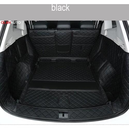 Custom fit car Trunk mats for Volkswagen Beetle CC Eos Golf Jetta Passat Tiguan Touareg sharan 5D carpet floor liner