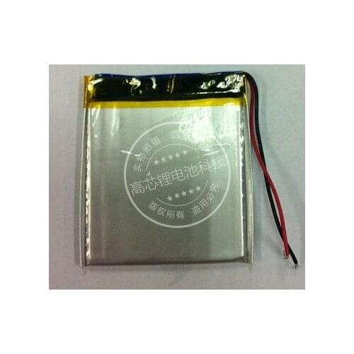New Hot 3.7V polymer lithium battery 606168 066168 GPS mobile power tablet PC 2800MAH Rechargeable Li-ion Cell