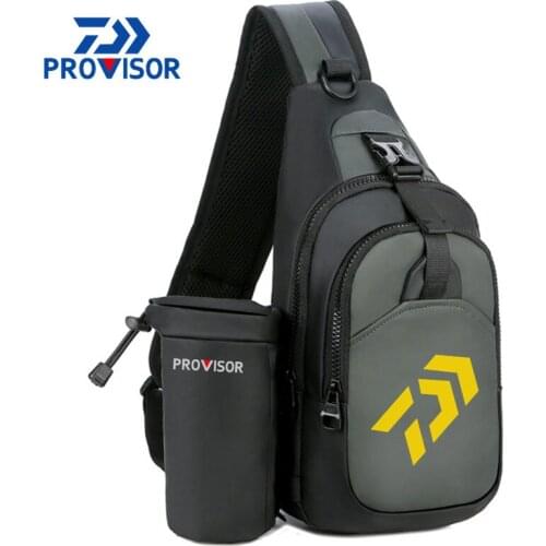 Daiwa Man Multi-Function Daiwa Fishing Bags Fish Reel Bag Outdoors Storage Package Leisure High-Capacity Sports Fishing Lure Bag