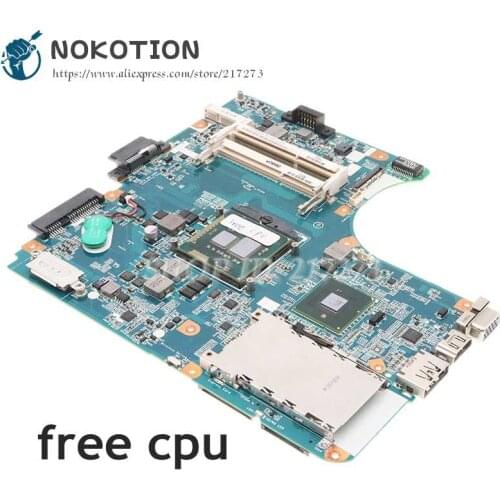 NOKOTION For SONY Vaio VPCEA Laptop Motherboard MBX-223 M960 1P-009CJ01-6011 A1771567A MAIN BOARD HM55 DDR3 UMA HD With CPU