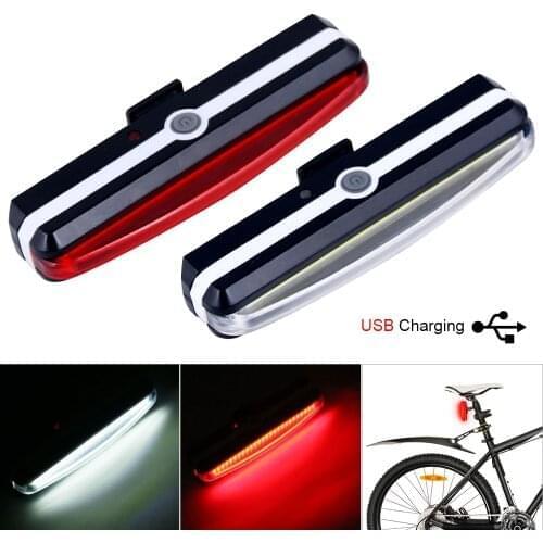NEW Bicycle Light Rechargeable Front Bike Tail Rear Light Bright Bike Led Flashlight for Bicycle Luz Bicicleta Luces Bicicleta