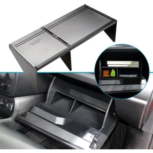 Glove Box Organizer Interval Car Center Console Storage Insert Divider Accessories Set for Jeep Renegade 2016-2019