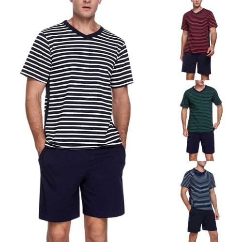 100% Cotton Pijama for Men 2 Pieces Lounge Sleepwear Pyjamas Plaid Summer Bedgown Home Clothes Man Pure Cotton Pajamas Set