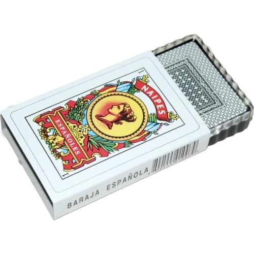 1 Set/50pcs Spanish Plastic Playing Cards Waterproof Cards Durable Playing Cards Creative Gift New Plastic Poker Cards Game