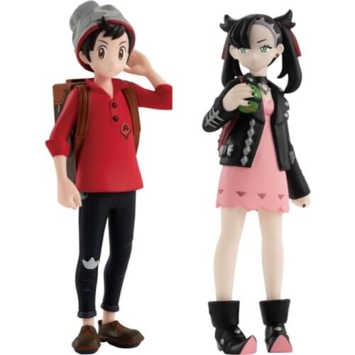 Pokemon Scale World CANDY TOY Galar Region Sirfetch Polteageist Toxtricity Marnie Victor Cute Action Figure Model Ornaments Toys