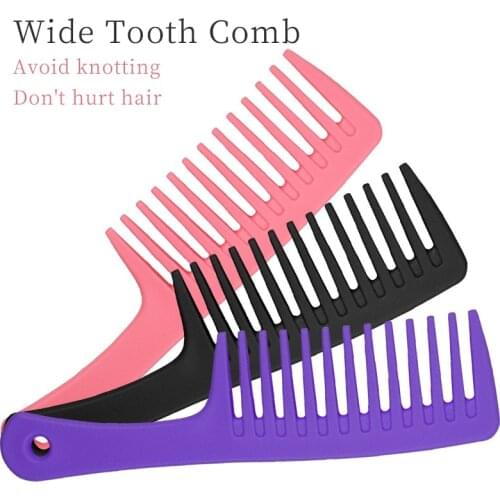Thickened Wide-toothed Hair Comb, Anti-static, Smooth Hair, Anti-knotting Hair Brush, Wet And Dry Household Hairdressing Tools