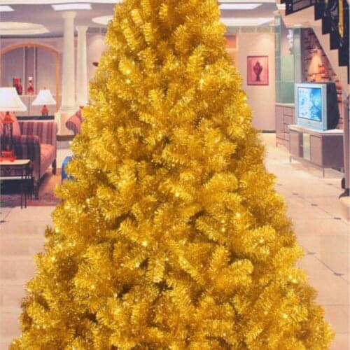 2.4M Tall Luxury Encryption Red Christmas Tree Heavy Pine Artificial PVC Ximas Christmas Trees New Year Decoration