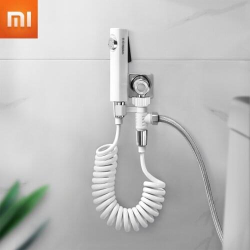 Xiaomi HIGOLD Hand-held Spray Gun 2M Flexible Tube Bathroom Toilet Decontamination Pressurized Flushing Hand-held Spray Gun Set