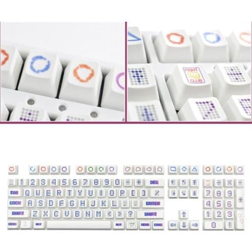 Swag Design 104Keys ABS Plastic Esports Gaming Keycap Mechanical Keycap Caps for Gaming Mechanical Keyboards Keycap Replacement