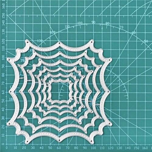 YaMinSanNiO Square Dies Frame Metal Cutting Dies New 2019 Dies Scrapbooking Card Making Embossing Stencil DieCut Template