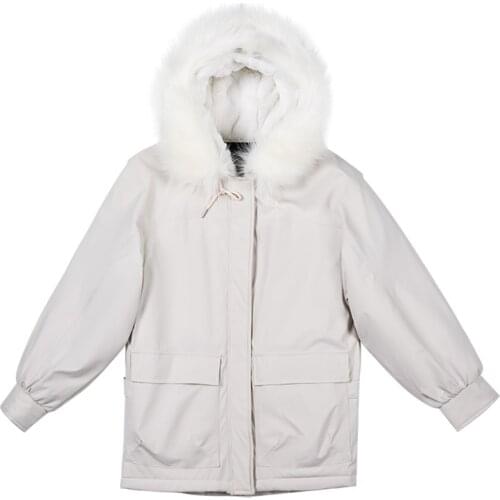 Faux fur jacket female winter parka coat plus velvet thick winter warm loose pie to overcome 2020 new cotton tide thickened