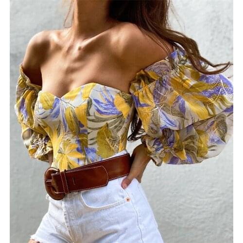 Gniherii Off Shoulder Blouses