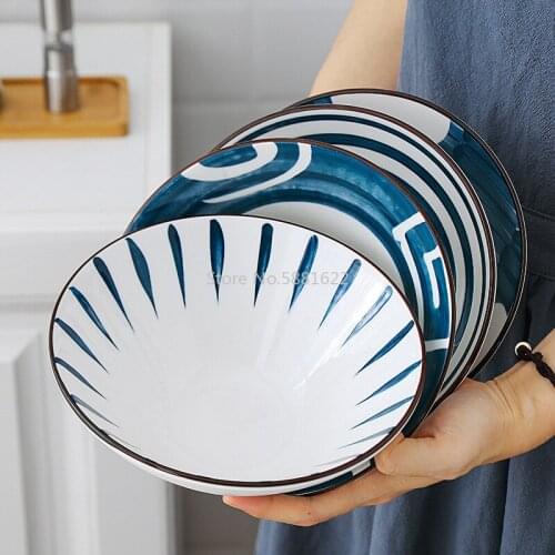 Ceramic tableware household soup bowl hotel Japanese restaurant hat bowl net red bowl ramen bowl