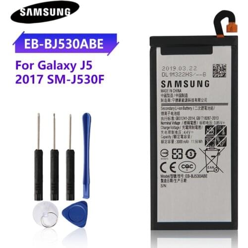 Original Authentic Phone Battery EB-BJ530ABE For Samsung Galaxy 2017 Edition J5 SM-J530F J530F J530G 3000mAh