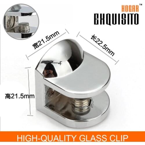 Seiko Quality Home Hardware Fitting Glass F Clamp Fixed Folder Bracket Card Clip Glass - Plate EH100-8