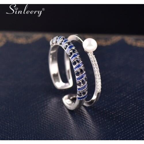 Белые кольца SINLEERY China At AliExpress