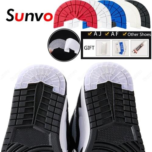 Sunvo Wear-resistant Heel Sole Protector for Sneakers Accessories Rubber Outsole Stickers Non-Slip Self-Adhesive Shoe Protection