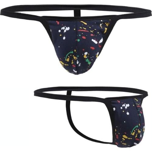 Male Thong Underwear Men Cueca Underwear Shorts Low Waist Sexy Short Breathable Underpants Pouch Briefs Panties Mens Briefs