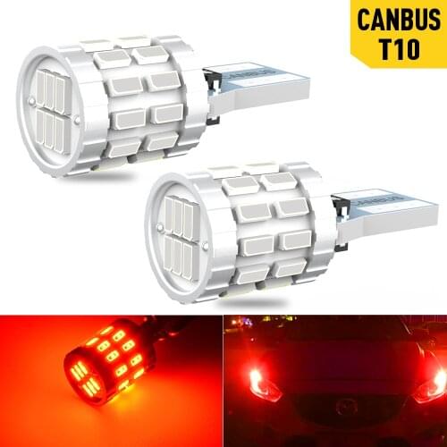 A Pack T10 W5W LED Canbus Bulb No OBC Error Clearance Parking Lights For Peugeot 206 207 307 3008 2008 308 408 508 301 208