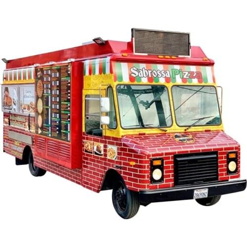 Vintage 4.2m Length Korean Style Mobile Food Carts Trailer Truck Ice Cream Snack Hot Dog Truck