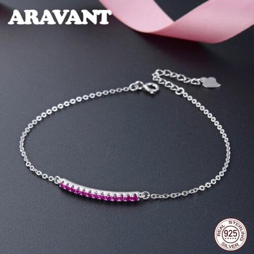 Silver 925 Jewelry White Amethyst Bracelets For Women Luxury Sterling Silver Jewellery Weddings