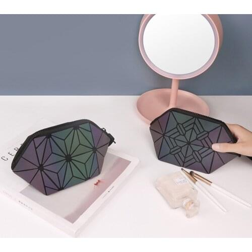 1 Pc Large Women Cosmetic Bag PU Leather Waterproof Zipper Make Up Bag Travel Washing Makeup Organizer Beauty Case