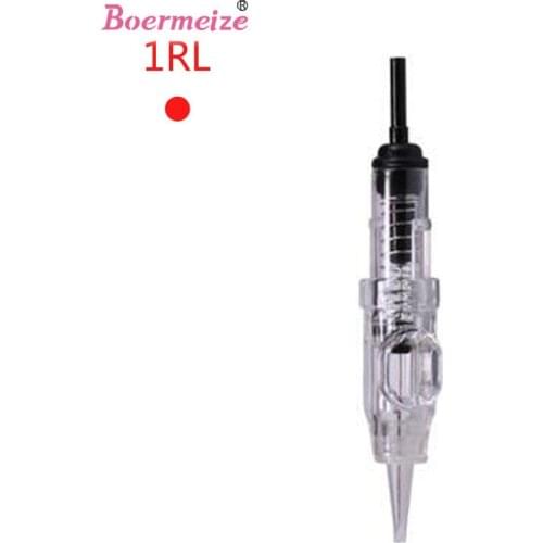 Tattoo needle 10pcs RL Needle Disposable Sterilized Tattoo Permanent Makeup Pen Machine Flat Needles Tips Supply for Eyebrow lip