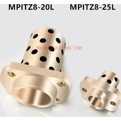 2019 Cnc Router Parts AXK Linear Rail General Misumi Oil-free Bushing Copper Bushings Embedded Misfi Bushes Mpiz8-20 Mpiz8-25