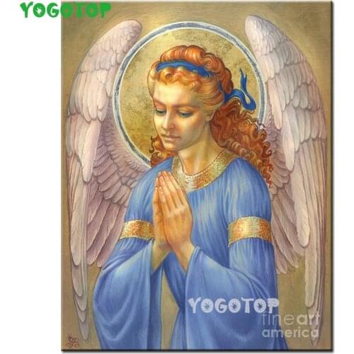 5D diamond mosaic Religious icon Diy Diamond Painting guardian angel Embroidery Diamond Cross Stitch rhinestone Puzzle YY5329