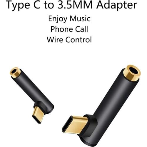 USB Type C to 3.5mm AUX Headphone Adapter For Xiaomi Mi 6 Huawei P20 Pro USB C to 3.5 Jack Earphone Audio Cable for Letv 2/2 pro