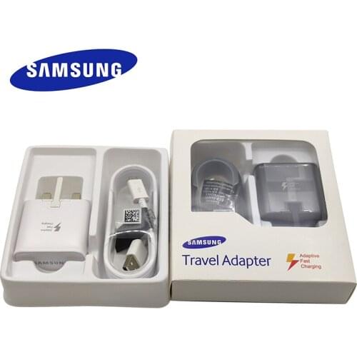 Samsung Galaxy S6 S7 Edge Fast Charger UK Plug Adapter Quick Fast Charge 150cm Micro USB Cable for Samsung A3 A5 A7 2016 Note 5