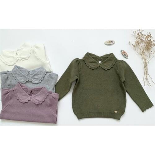 Children Sweaters Spring Winter Girls Sweater Knitted Kids Pullover Sweater For Girl Cotton Toddler Sweater Girls Knitwear 1-9Y