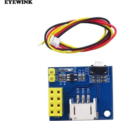 ESP8266 ESP01 ESP-01 RGB LED Controller Adpater WIFI Module DIY for Arduino IDE WS2812 WS2812B 5050 16 Bits Light Ring Christmas