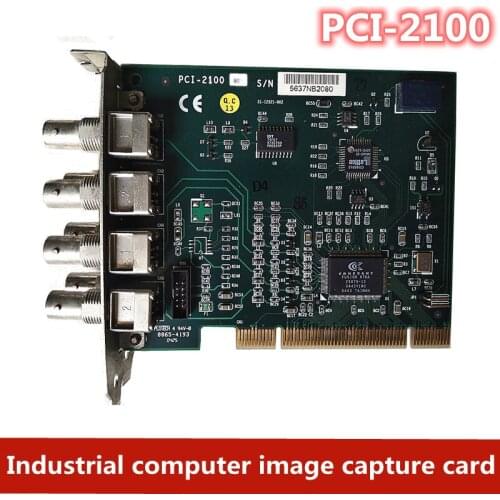 Industrial image capture card PCI-2100 4-channel Capture Card Used