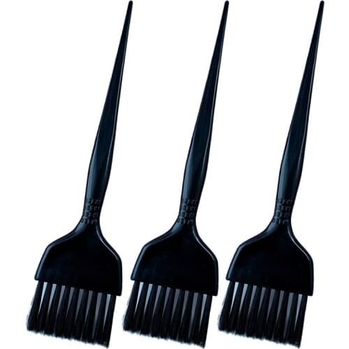 3pcs/set Medium Size Hair Dyeing Brushes Hair Highlight Dye Tool Hairdressing Salon Coloring Brush Comb For Beauty Salon 1439