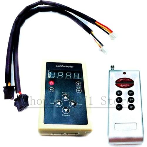 IC 6803 RF RGB LED Controller for 5050 RGB SMD Magic Dream Color Chasing LED Strip Light 133 Program