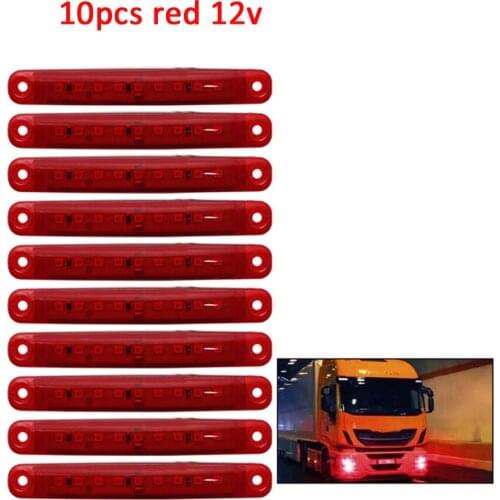 New 9 LED Auto Car Truck Trailer Side Marker Indicators Light Lamp 12v Super Bright Light Low Power Consumption Waterproof