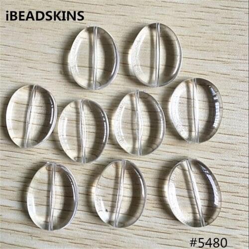 New arrival! 30x24mm 120pcs/lot clear Acrylic oval shape beads #5480(Design as shown )