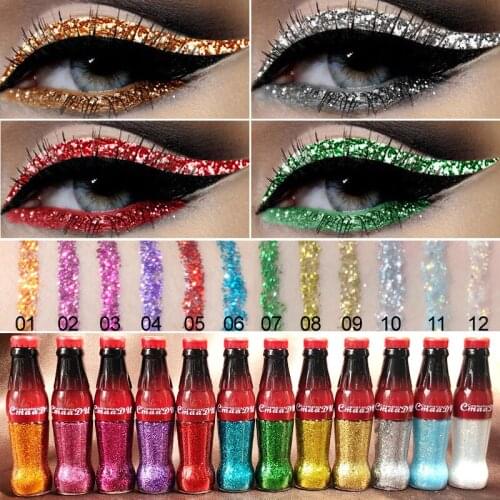 CmaaDu Original Glitter Magnetic Eyeliner Adhesive Pen Shimmer Glazed Colored Contacts Cheap Gift Free Shipping Items for Women