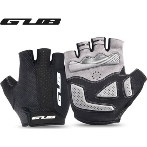 GUB Summer Cycling Gloves Mountain Road Bike Outdoor Sports Shockproof Non-slip Gloves Adult Breathable Half-Finger Mitten