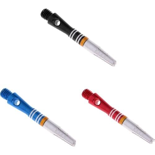 Perfeclan Aluminum Alloy 360° Rotating Medium Dart Shaft Stem Darts Replacement Accessories